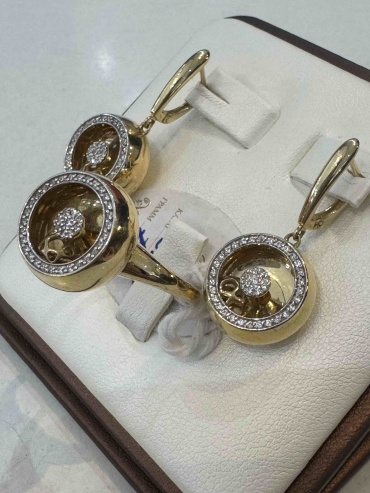 MIRSADO GOLD 217.093-20 вес 11.7 г золото, фианит