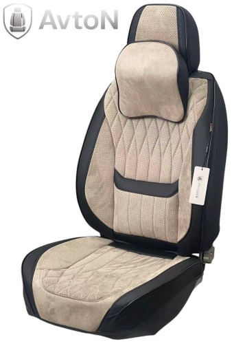 AvtoN Kia Cadenza 2010-2015 бежевый, черный