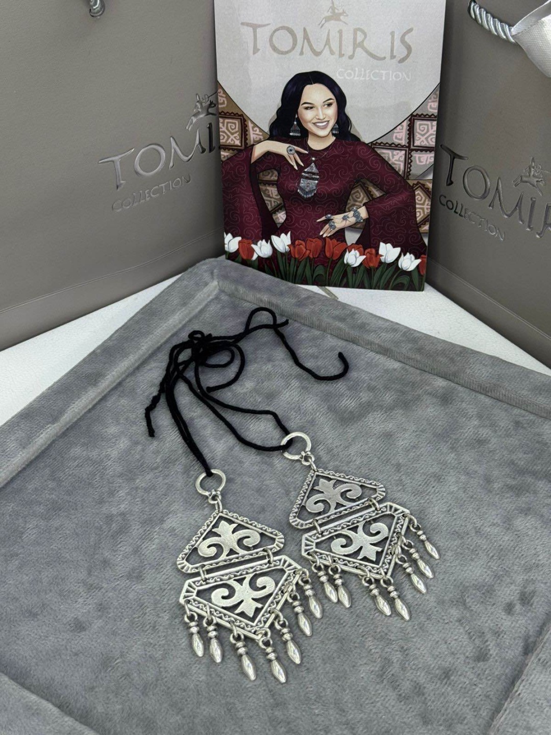 Украшение на волосы TOMIRIS COLLECTION нержавеющая сталь, без вставок