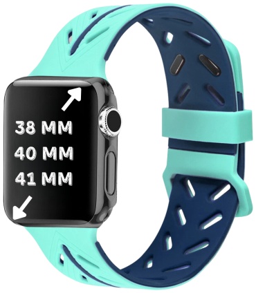 Ремешок S&M для Apple Watch Series 6, Watch Series 7, Watch Series 8, Watch SE, Watch SE 2nd Gen мультиколор