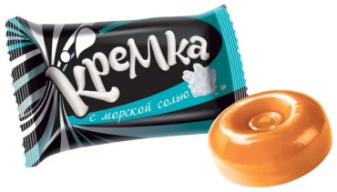 Конфеты карамель KDV кремка с морской солью 1000 г