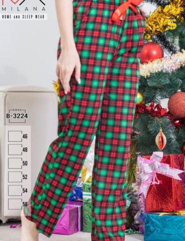 Брюки Milana Style красный, зеленый