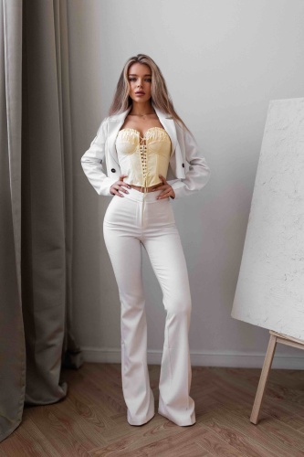 Клеш Victoria Style белый