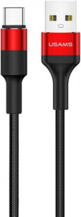 Кабель Usams USB TypeC (M), 1.2 м, SJ-221 черный