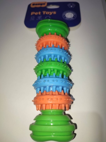 PET TOY косточка 7738 мультиколор