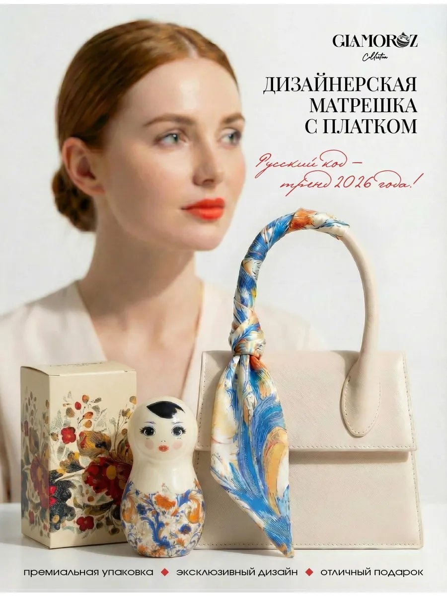 Косынка искусственный шелк 40 x 40 см