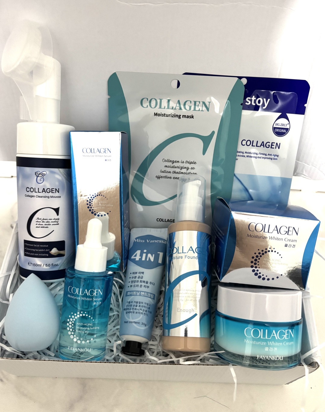 Collagen Подарочный набор с коллагеном набор уходовой косметики для женщин