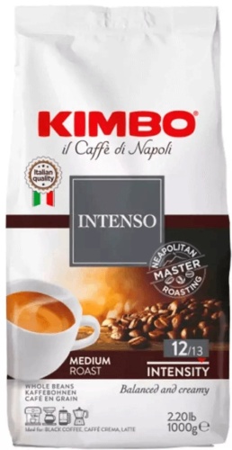 Кофе Kimbo Aroma Intenso зерновой в пакете 500 г