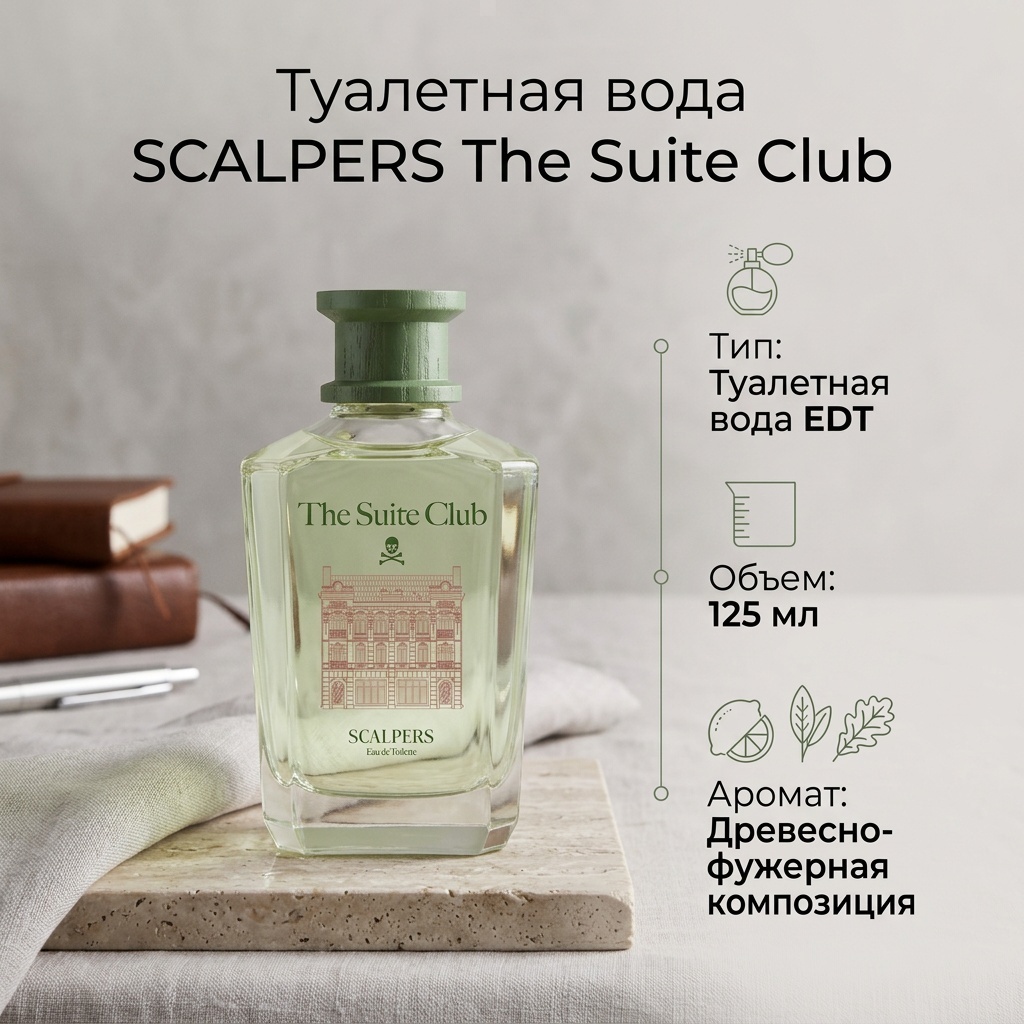 Scalpers The Suite Club туалетная вода EDT 125 мл, для мужчин