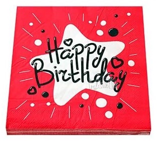 Party Deco декорация для праздника Салфетки праздничные 10 шт 10 шт