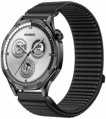 Ремешок BOGEMA для Huawei Watch GT 3, Watch GT 3 Pro, Watch GT Runner, Watch GT 2, Watch GT 2e, Watch GT 2 Pro, Watch GT 4, Watch GT 5, Watch GT 6 черный