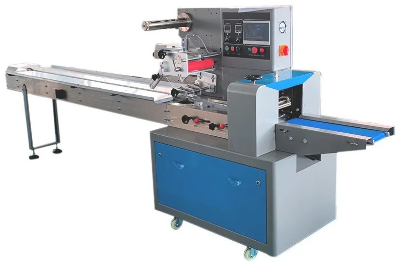 Горизонтальная упаковочная машина Hualian Machinery Упаковочная машина DXDZ-250B NEW(2 ножа,bag L65-190 mm,S200 mm,H-40 mm)