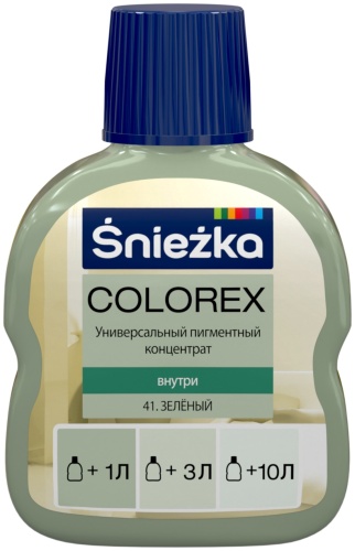 Sniezka концентрат-колер, зеленый, 100 мл