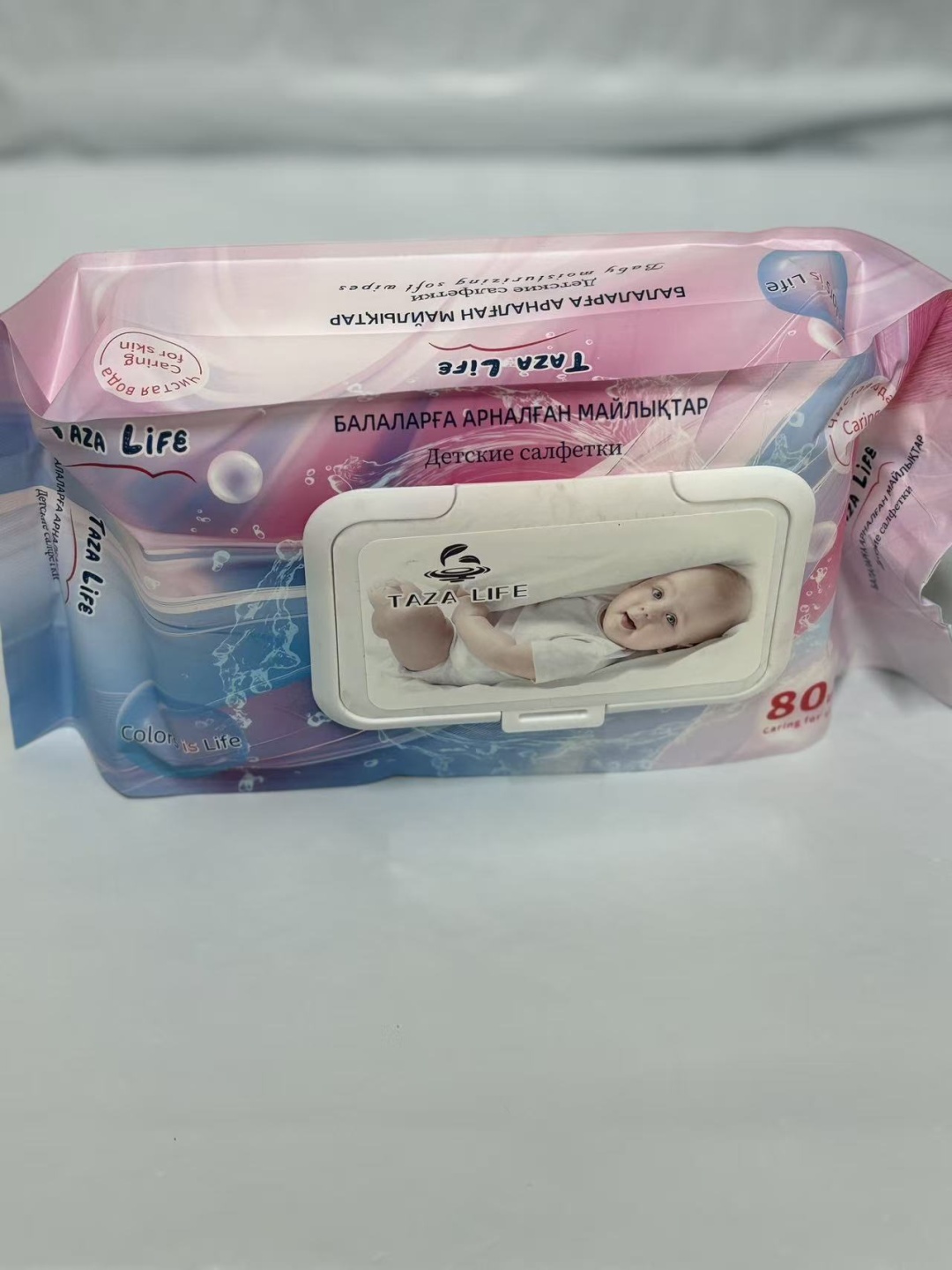 Влажные салфетки TAZA LIFE Baby Wipes, 80 шт 80 шт