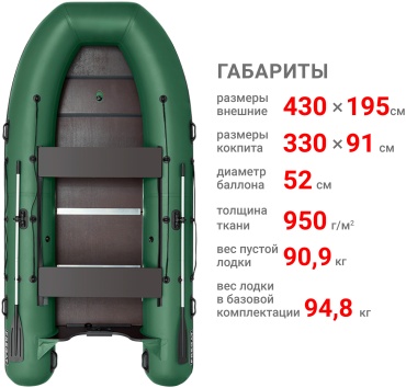 Фрегат 430 С, Ф/430С/з зеленый