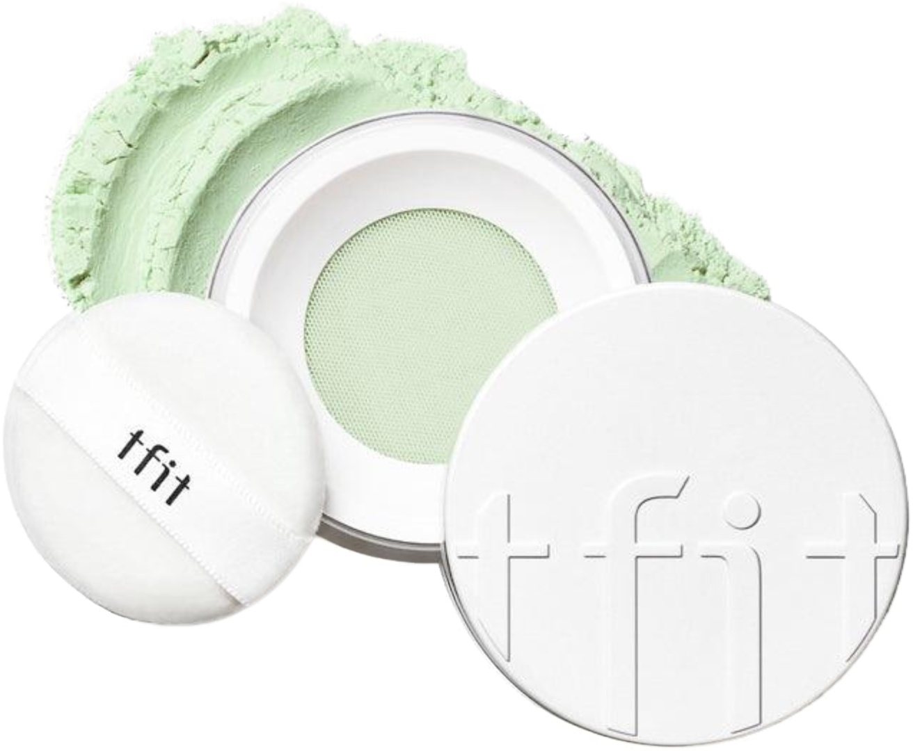 Пудра TFIT Translucent Set Finishing Powder рассыпчатая 03 Green зеленый