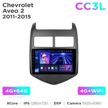 Teyes CC3L в штатное место Chevrolet