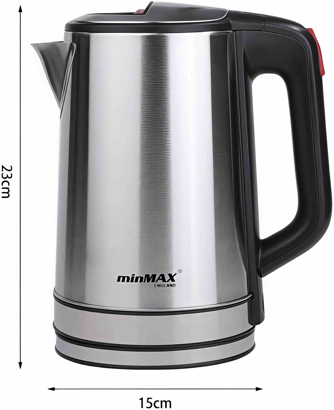Электрочайник minMAX MIK-2318 серебристый