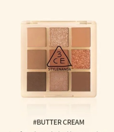 3CE тени прессованные Multi Eye Color Palette Butter Cream