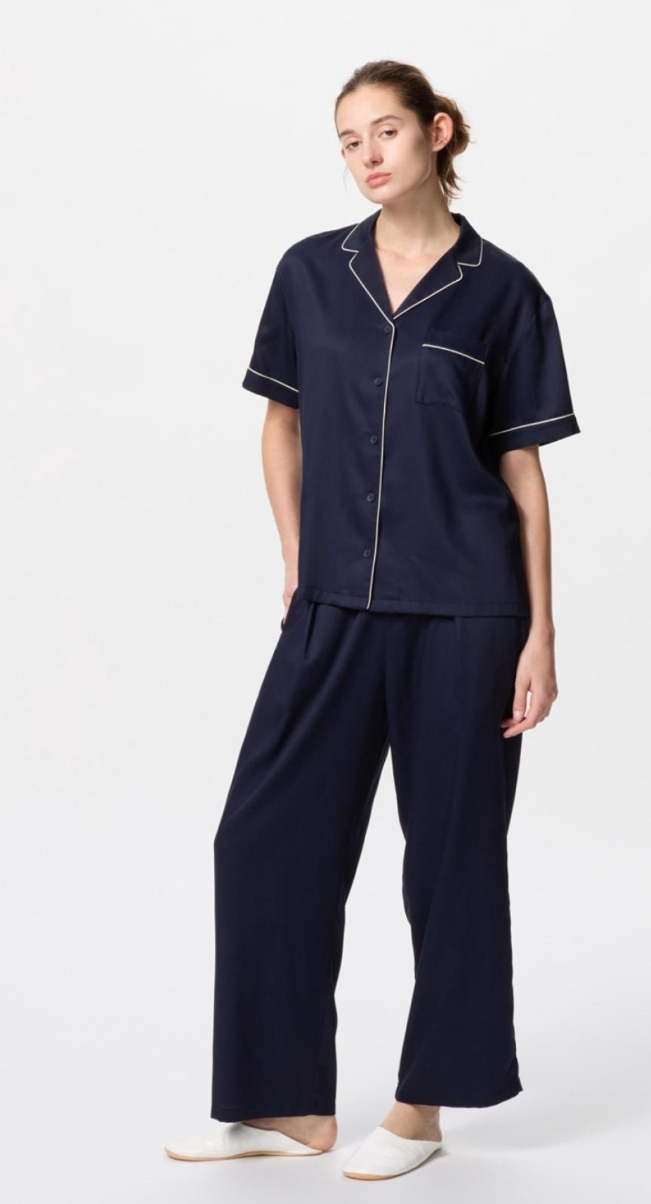 Пижама Uniqlo темно-синий
