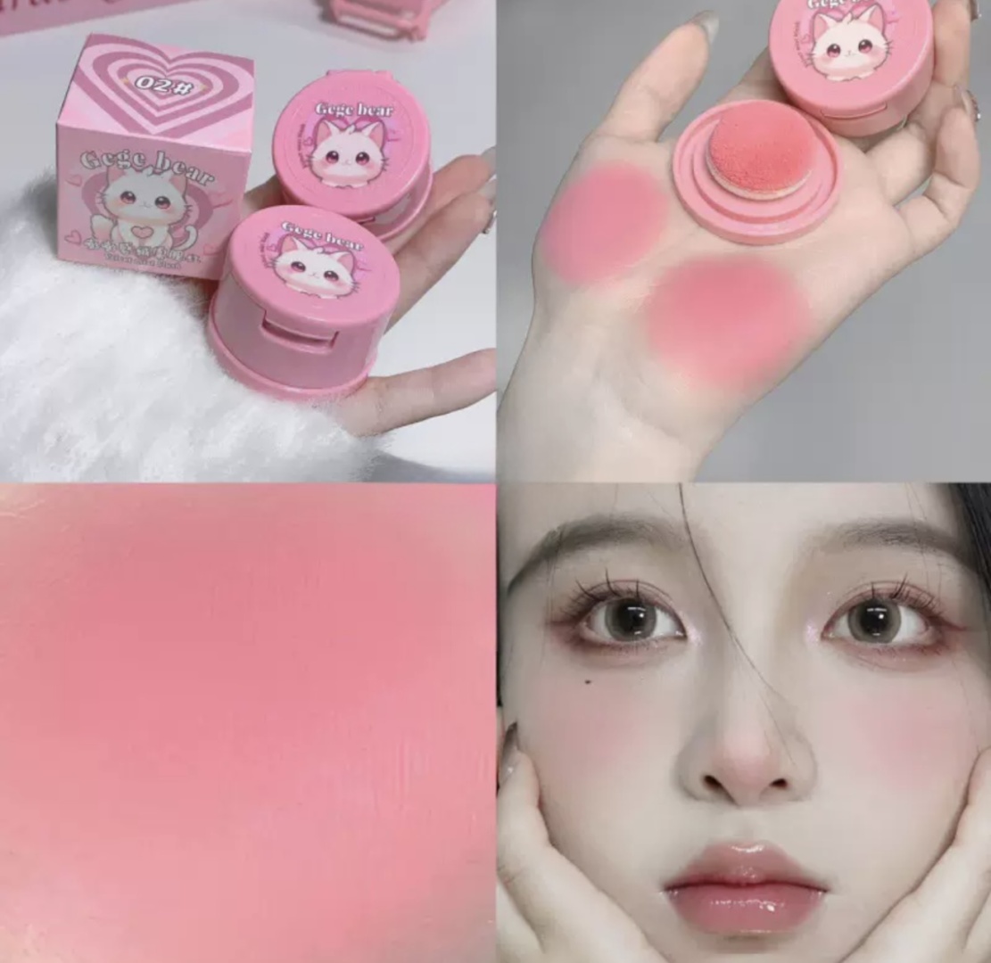 Gege Bear Velvet mist blush румяна 02