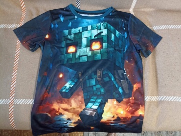 Футболка Майнкрафт Minecraft Minecraft черный