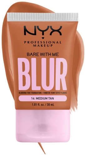 NYX Professional Makeup Bare With Me Blur Tint Foundation тональный крем 14 Medium Tan 30 мл