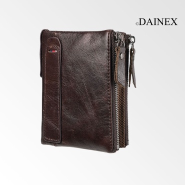 Кошелек DAINEX натуральная кожа кофейный