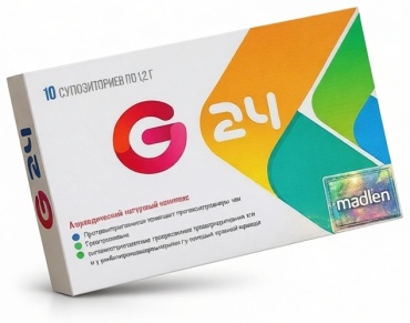 Madlen Фитосвечи G24 ректальные от геморроя свечи 10 шт