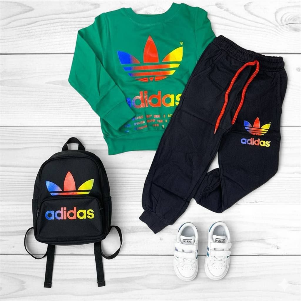 Спортивный костюм Ahtan brand черный, зеленый