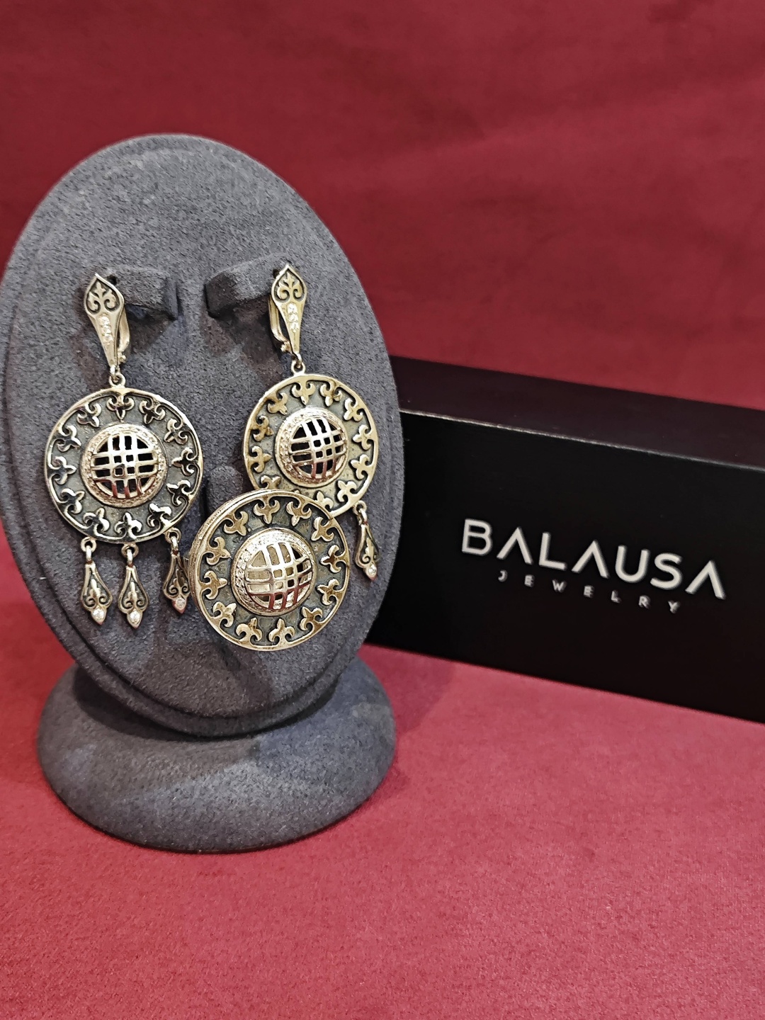 Balausa Jewelry ZH042 вес 26 г серебро, фианит