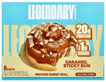 Legendary Foods кекс Protein Sweet Roll caramel sticky bun 8 шт