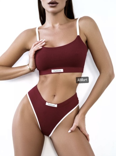 Комплект нижнего белья Fashion бордовый