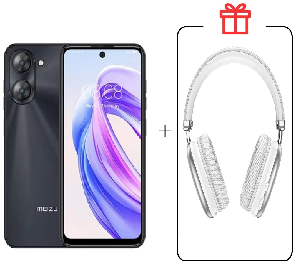 Смартфон Meizu MBLU 21 4 ГБ/64 ГБ черный + подарок