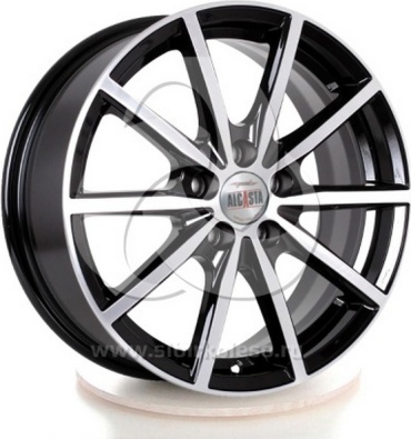 Alcasta M61 BKF 57.1 6.5x16/5x112 D57.1 ET45 4 диска черный, серебристый, графит