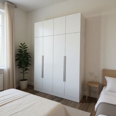 Распашной шкаф Aiba Mebel Вон 86, 180x270х55 см, белый