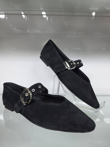 Балетки QuQi Shoes черный