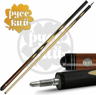 Двухсоставный Start Billiards КийРК17.2Р.Ср.ЯтГрЧр русская пирамида коричневый граб 162 см