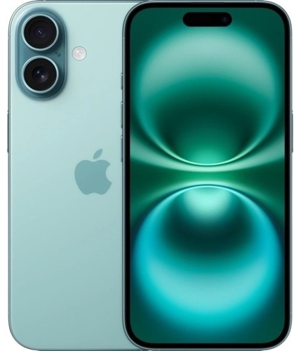 Смартфон Apple iPhone 16 128Gb Dual Sim зеленый