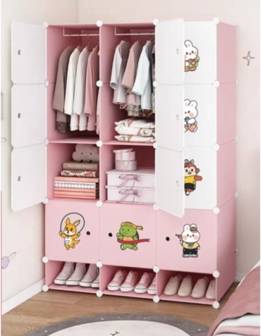 Система хранения для одежды пластик, 100x47x157 см