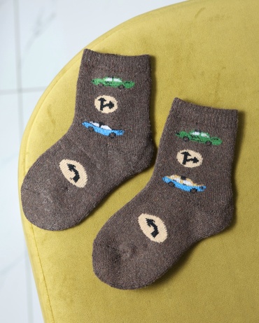 Носки Panda Kids PP24658 1 пара коричневый 3-5 лет