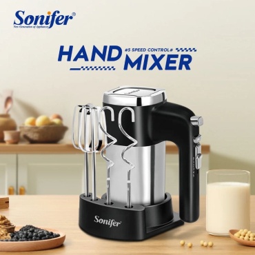Миксер Sonifer sf 7023 черно-серебристый