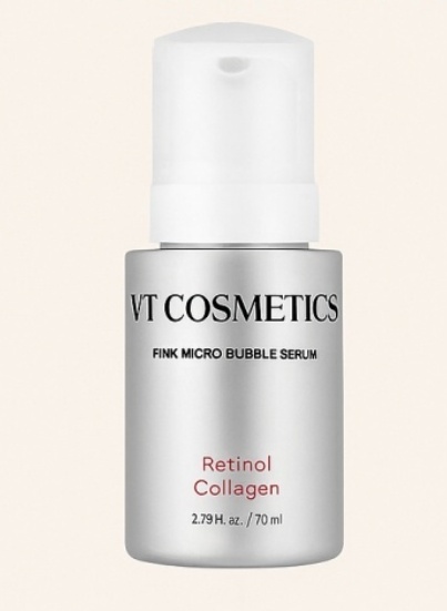 VT Cosmetics сыворотка Retinol Collagen Pink Micro Bubble для лица 70 мл