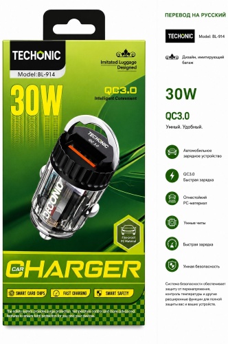 Techonic Bl-914 USB 30 Вт прозрачный