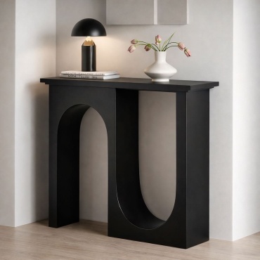 Консоль Dual Arch, 89х26.40x84.6 см, черный