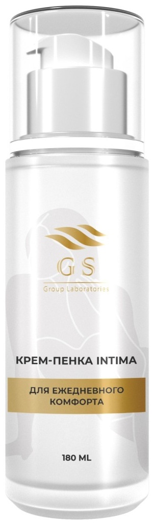 GS Group Laboratories Крем-пенка INTIMA крем-мыло для интимной гигиены 200 мл
