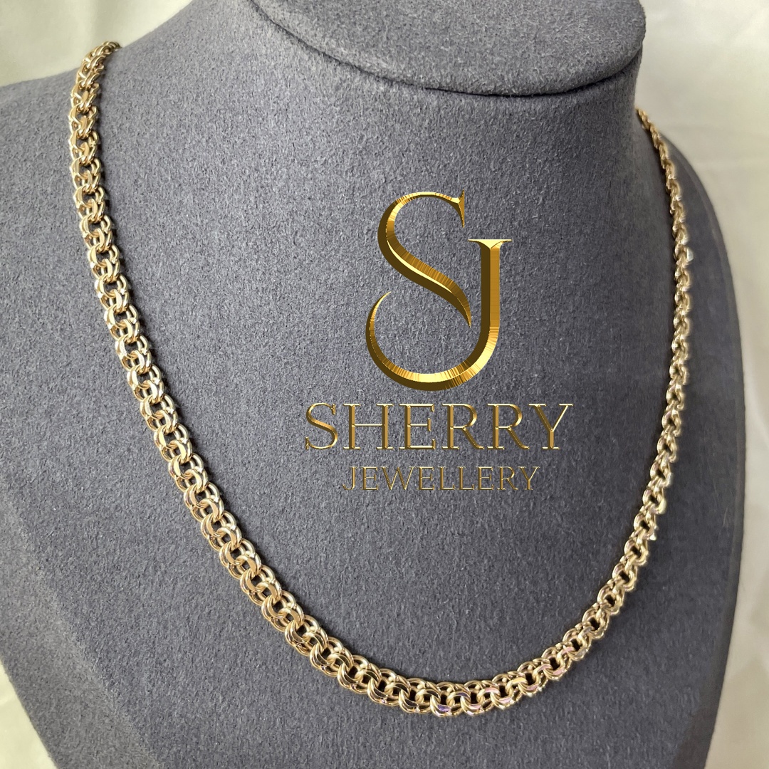 SHERRY MN5454 длина 55 см, вес 2.74 г золото, плетение бисмарк