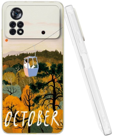 Чехол Mcover для POCO Poco X4 Pro рисунок