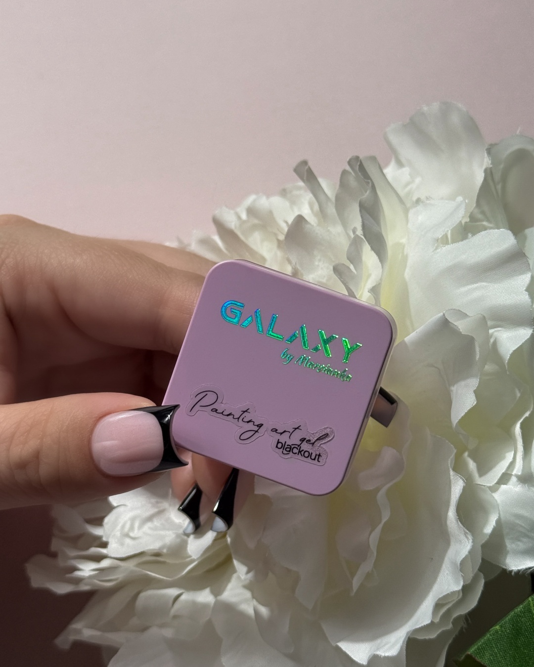 Galaxy гель-краска Painting art gel Blackout черный 5 мл
