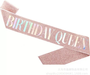 Birthday Queen лента 1 шт